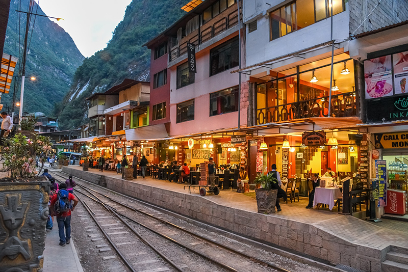 Centro de Aguas Calientes no Peru