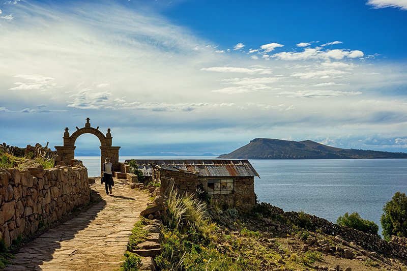 Cidade de Puno no Peru