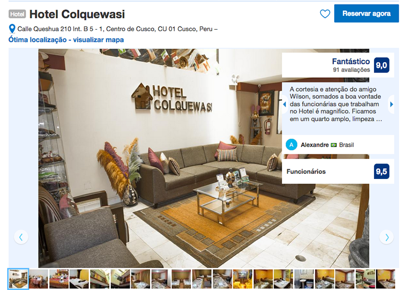 Hotel Colquewasi em Cusco