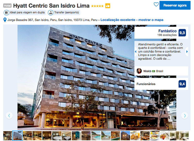 Hyatt Centric San Isidro em Lima