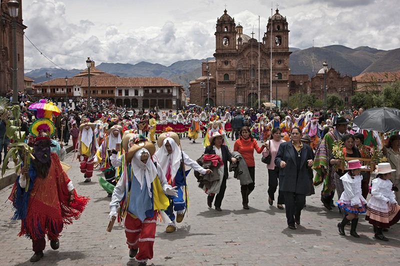 Desfile de Natal em Cusco