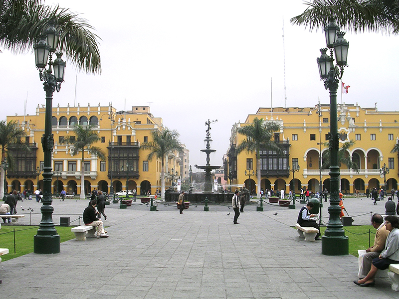 Plaza de Armas em Lima