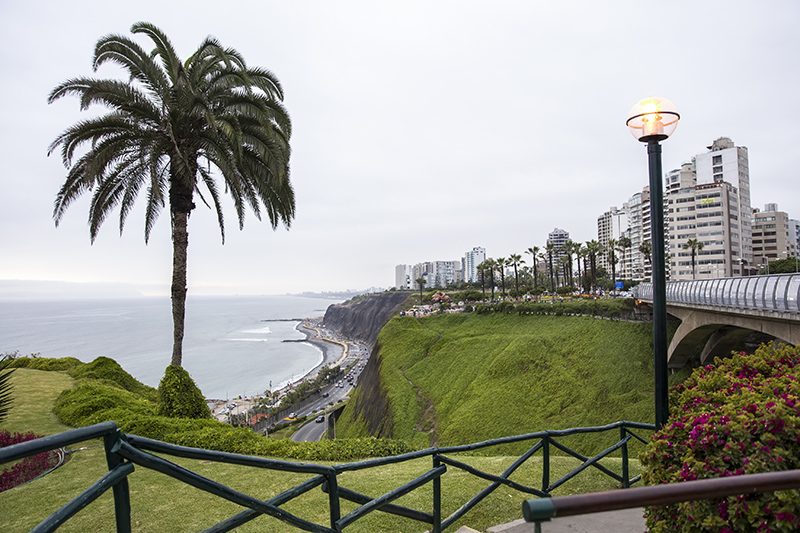 Vista do Parque do Amor em Lima 