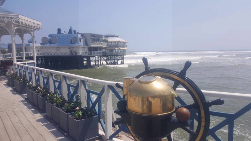 Entrada do Restaurante La Rosa Nautica em Lima