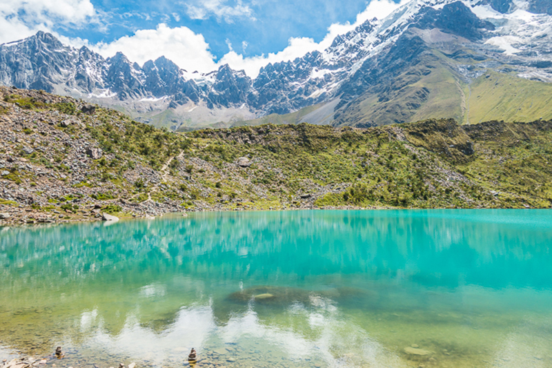 Vista de Laguna Humantay no Peru